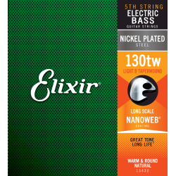 Elixir Nanoweb 14077 45-105 Medium + 130tw 5 strenget basst